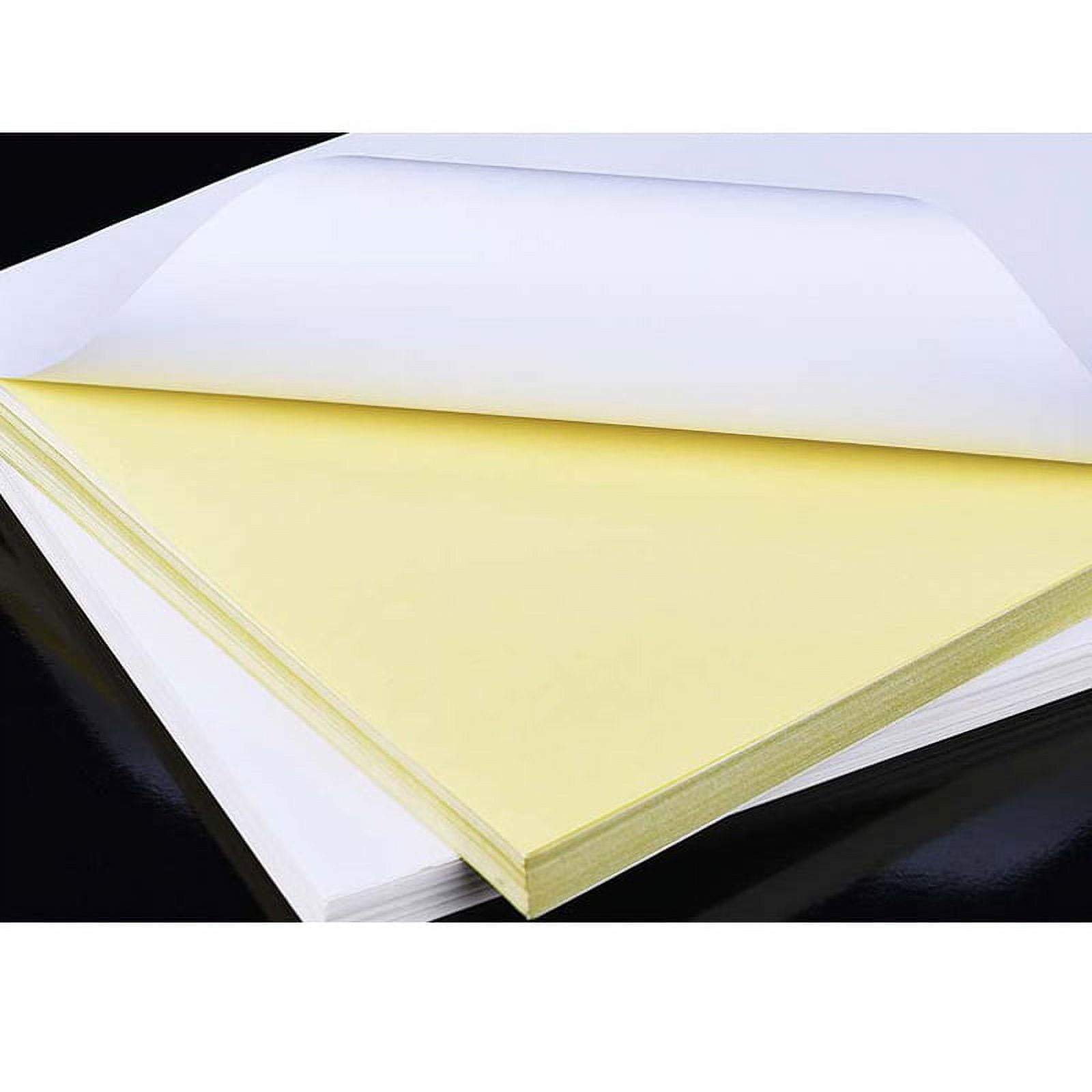 50Sheets/Lot White Matte Adhesive Paper A4 Printable Sticker Paper