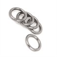 thumbnail image 3 of 20mm x 3mm Stainless Steel Webbing Strapping Welded O Rings 15 Pcs,15 x Welded Ring,silver, 3 of 4