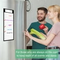 thumbnail image 3 of YOPTOP 4PCS Magnetic to Do List White Board for Fridge Magnetic Dry Erase Whiteboard Sheet 25x10cm Portable Magnetic Dry Erase List Board Strong Magnetic with Markers Dry Eraser for Kitchen Home, 3 of 6