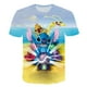 thumbnail image 1 of 2023 año niños Disney Stitch Top Kawaii impresión Disney verano nuevos productos Harajuku moda Stitch lindo 2-10 edad T-Shirt5T Gao Jinjia LED, 1 of 2