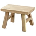 thumbnail image 1 of Comfortable Kids Low Stool Household Retro Kids Step Stool Portable Shoe Changing Stool, 1 of 4