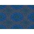 thumbnail image 1 of Ahgly Company Machine Washable Indoor Rectangle Transitional Blue Area Rugs, 2' x 5', 1 of 7