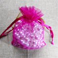 thumbnail image 1 of Lote de 50 bolsas pequeñas de Organza para joyería, 7x9, 9x12cm, con cordón para bolsita regalo de Navidad, boda, dulces, fiesta, bolsa de embalaje de cuentas, 1 of 4