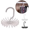 thumbnail image 2 of Bangcool Tie Hook Multipurpose Twirl Plastic Scarf Organizer Tie Rack Holder for Closet, 2 of 10