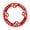 Red Round, variant on BUCKLOS Mounrtain Bike Chainring 104BCD MTB Crankset Narrow Wide Bike Chainring Single Speed Round Oval MTB Chainring