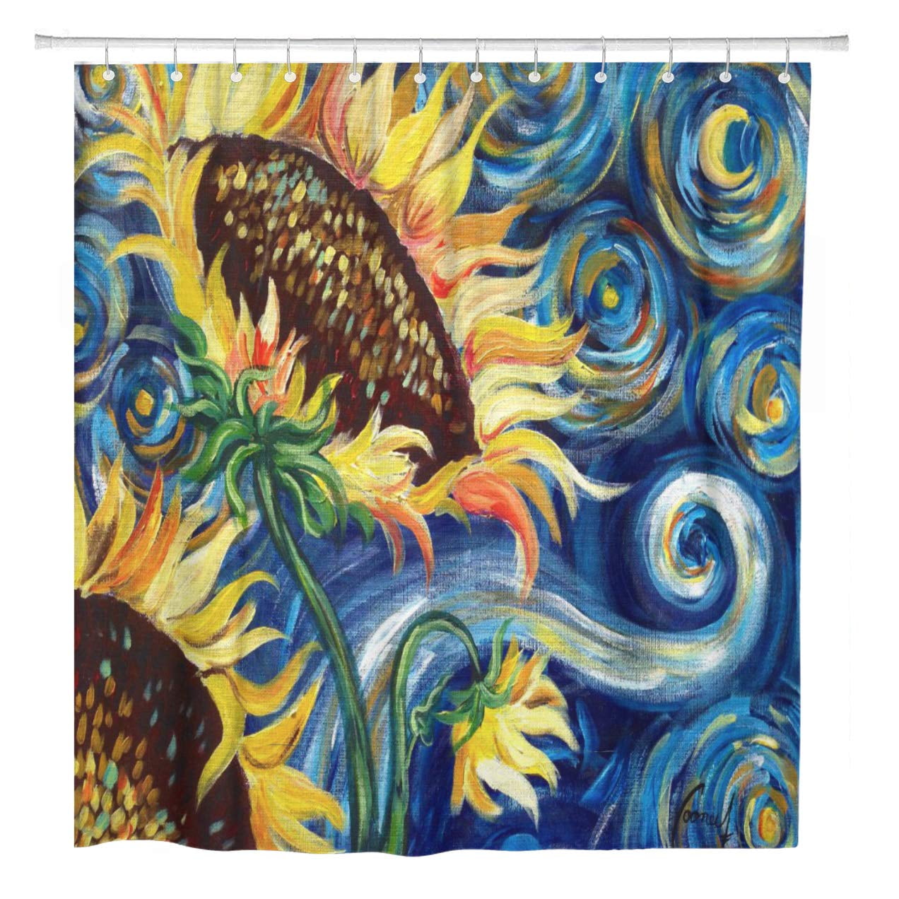 starry night sunflower