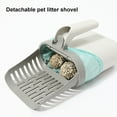 thumbnail image 4 of CherryHome Easy to Cat Litter Shovel Cat Litter Shovel with Handle High Quality Plastic Construction for Easy Garbage Bag Holder Large Capacity Waste Bin, 4 of 7