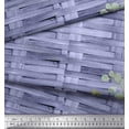 thumbnail image 3 of Soimoi Purple Satin Silk Fabric Check,Leaves & Floral Decor Fabric Printed BTY 42 Inch Wide, 3 of 3