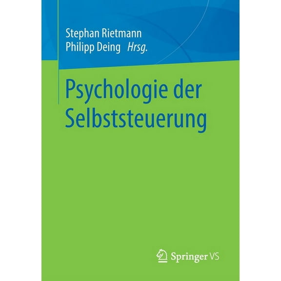 Psychologie Der Selbststeuerung, (Paperback)