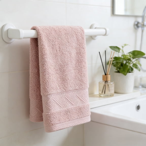 LWVITH 29x13 Inches Soft Absorbent Cotton Dish Towel Kitchen Towel Face Towel Hand Towel for Bathroom Kitchen Cleaning Wiping Sweat Multi Color Options Blue Pink White Coffee