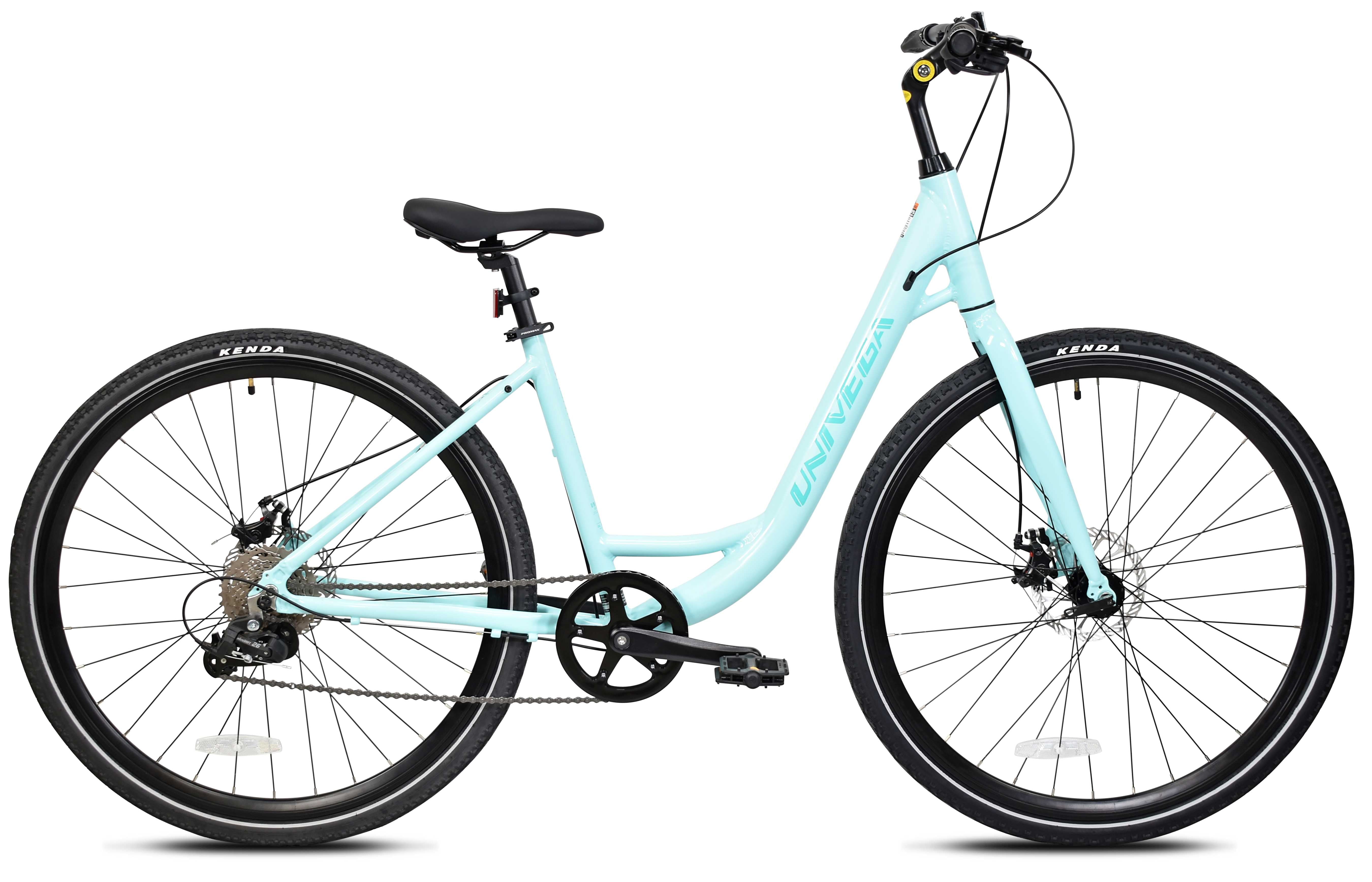 700C Univega Montega Sport Step over Comfort Hybrid Adult Bicycle