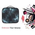 thumbnail image 6 of FORMRS Travel Makeup Bag Large Capacity Train Case Cosmetic Organizer with Adjustable Dividers, Lightning Pattern, 6 of 8