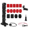 thumbnail image 1 of Motorcycle Helmet Chin Mount Holder Kit Camera Accessory with Adhesive, 1 of 6