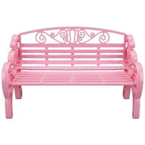 1:6 Scale Miniature Garden Bench, Realistic Dollhouse Furniture, DIY Miniature Garden Decor, Miniature Home Decor Bench, Decorative Dollhouse Bench, Miniature Patio Bench