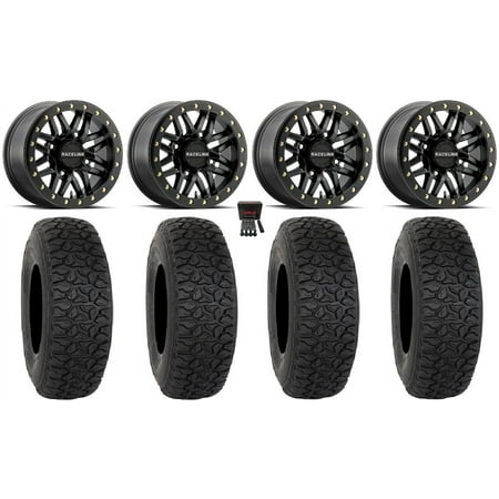 Raceline Ryno Bdlk 14 Wheels Bk 30 DX440 Tires Polaris RZR XP 1000 / PRO XP / Ranger XP 900/1000