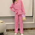 Sanrio Pajamas Two Piece Set Kawaii Hello Kitty Spring Autumn Cardigan