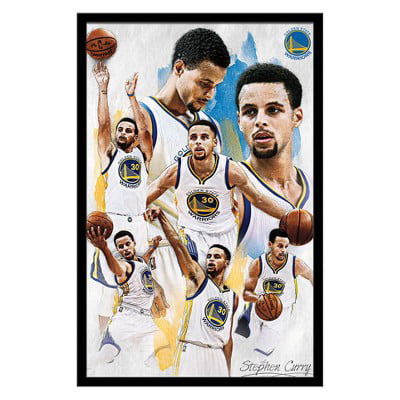 Trends International Golden State Warriors 24.25 x 35.75 Kevin Durant Framed Poster 