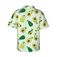 thumbnail image 3 of Easygdp Cartoon Fruit Men's Hawaiian Shirts Print Lapel Short Sleeve for Beach, vacation, party, casual occasions - Large, 3 of 9
