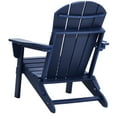 thumbnail image 1 of KFFKFF Adirondack Chair Set of 2, Durable Plastic, Foldable for Easy Storage, Outdoor Patio Chair with Cup Holder, Comfortable Armrests, Ergonomic Design for Garden & Backyard Use, Navy Blue, 1 of 9