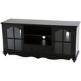 thumbnail image 2 of Southern Enterprises Roosevelt 52" Large TV Console in Antique Black, 2 of 14