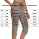 thumbnail image 4 of TaTaai Women Stretch Solid Capri Yoga Pants with Side Pockets Sports Joggers Ladies Fitness Daily Lounge Wear Soft Breathable No Fading Stylish Comfortable Bottoms Gift, 4 of 8