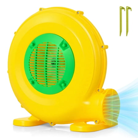 Costway 610W Air Blower 0.82 HP Air Pump Fan with Convenient Handle & Ground Stakes