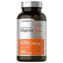 Vitamin E 400 IU | 300 Softgel Capsules | D-Alpha Tocopherol | by Horbaach