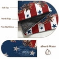 thumbnail image 6 of 2x3 Ft Entryway Area Rug, Country Star Farm Kitchen Rug Runner Washable Floor Mat, Red Blue Patriots Stripe American Flag Non Slip Indoor Door Mat Throw Carpet for Bathroom Living Room Bedroom, 6 of 8