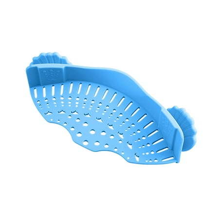 

Haykey Kitchen Gadgets Food Strainer Green Silicone Food Strainers Heat