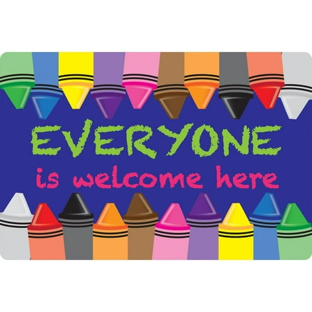 Ashley Productions ASH-91502 Mat Welcome crayons every