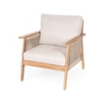 thumbnail image 4 of Outdoor Acacia Wood and Rope Patio Chair with Cushions (Set of 2), 4 of 6