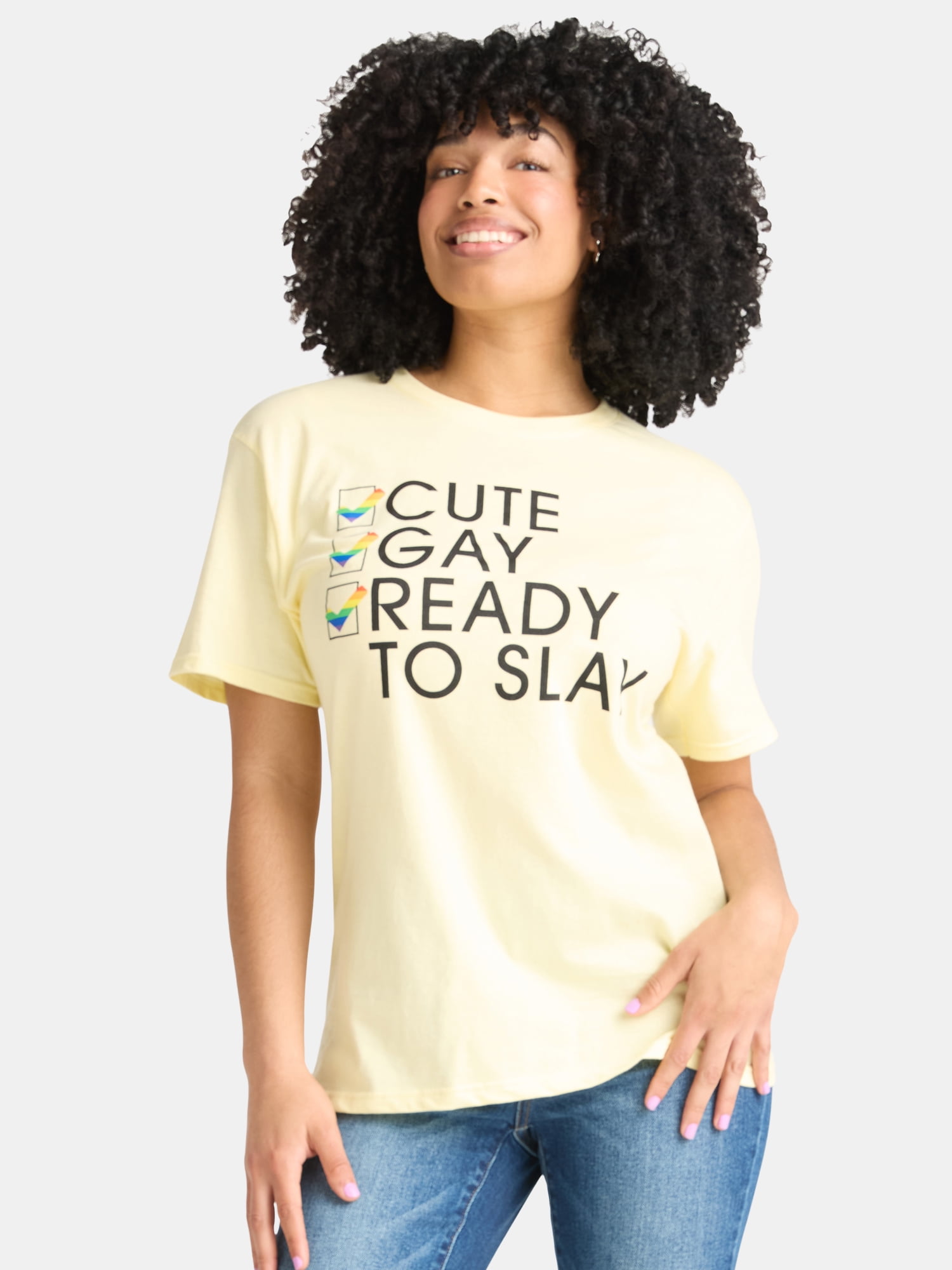 Pride The Phluid Project All Gender Ready To Slay Cotton Graphic Tee, Men’s Sizes XS-3XL