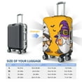 thumbnail image 4 of Pofeuu Cute Gnomes Halloween Print Luggage Suitcase Cover Protector Luggage Washable Covers Aesthetic for 18/24/28/32 inch Luggage（No luggage included）-Small, 4 of 7