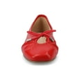 thumbnail image 6 of Journee Womens Callee Ballet Bow Slip On Dress Flats, Widths Available, 6 of 9