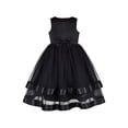 thumbnail image 1 of Vestido de Niña Negro con Moño Fiesta Certamen Halloween Falda Abombada sin Mangas 7 Años, 1 of 6