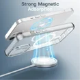 thumbnail image 4 of Magnetic Adsorption Transparent Case For iPhone 16 15 14 13 12 11 Pro Max 14 15 Plus For Magsafe Anti-Scratch Clear Phone Cover Clear For iphone15Pro, 4 of 5