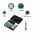thumbnail image 2 of Aluminum Alloy Case for 4 Metal Shell Passive Cooling Enlosure Case for 4 Model B, 2 of 5