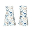 thumbnail image 7 of KLL Butterfly Pattern Womens Summer Dresses 2025,Loose Round Neck Sleeveless Sundresses Tank Dresses with Pockets, 7 of 7