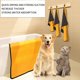 thumbnail image 2 of Toalla Absorbente para Mascotas en Microfibra, Tamaño Mediano (30x60 cm), Color Amarillo, Empaque Plástico Ligero (30x30x4 cm, 100 g) - Ideal para Perros, 2 of 7
