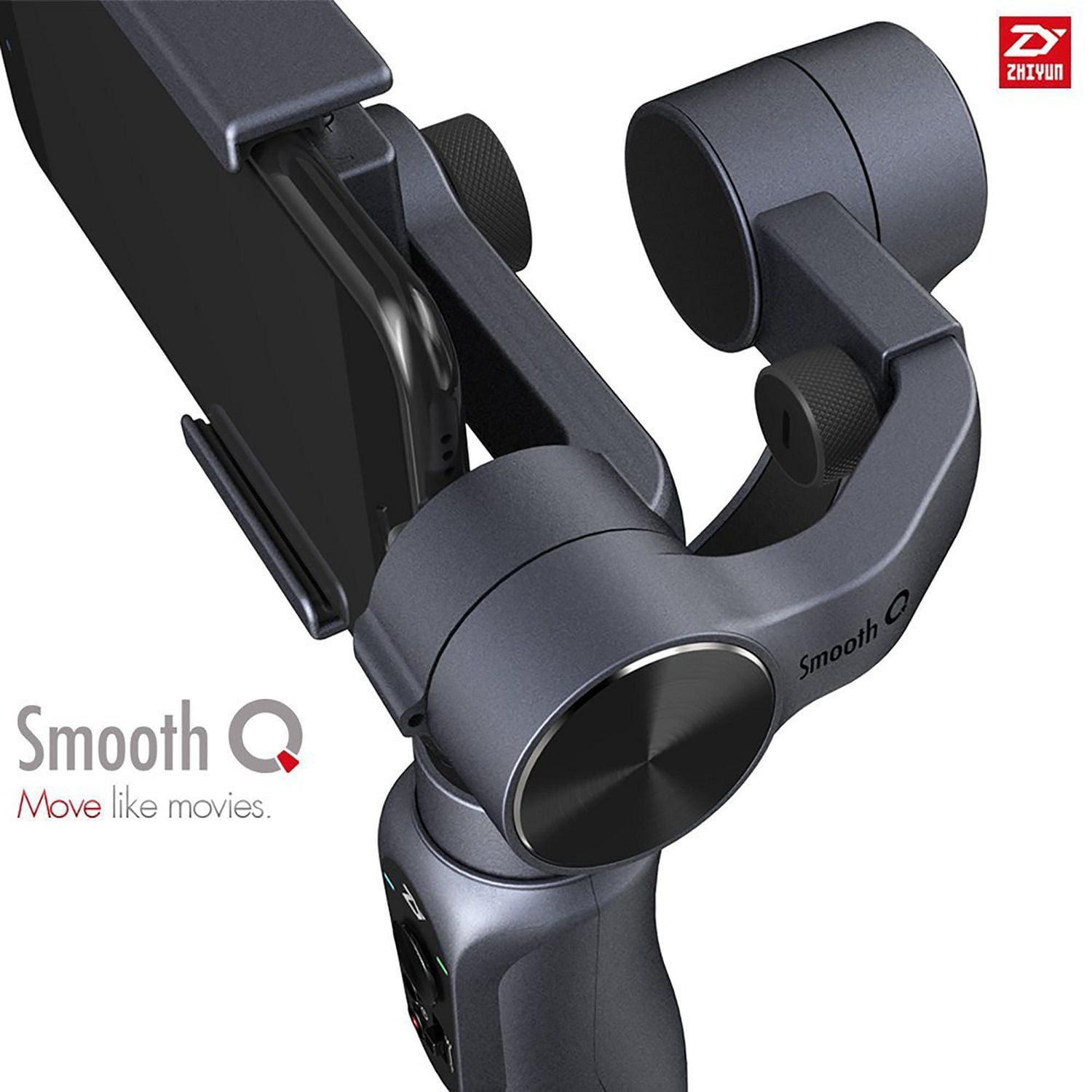 Stabilisateur de cardan portable Zhiyun Smooth-Q multifonctions à 3 axes pour tout téléphone intelligent