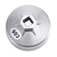thumbnail image 2 of Oil Filter Wrench Socket,74mm 14 Flute Aluminum Auto Tool Oil Filter Flute World-Class Design, 2 of 8
