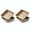 4 Pack Golden, variant on 8-Inch Non-Stick Square Cake Pan, Rust-Resistant Baking Pan for Cakes, Brownies & Lasagna, Dishwasher Safe Easy Clean, Local Warehouse Stock