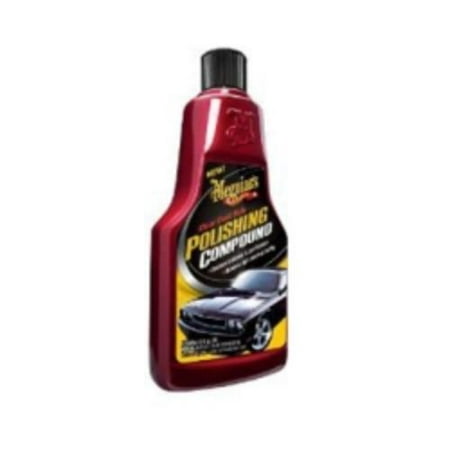 Meguiar’s Clear Coat Safe Polishing Compound – Remove Light Swirls and Restore Gloss – G18116, 16