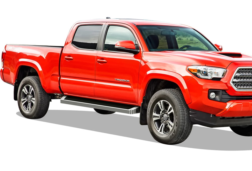 APS Running Boards Style Compatible with Toyota Tacoma 2005-2023 Double Crew Cab (Nerf Bars Side Steps Side Bars)