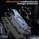 thumbnail image 4 of Funda Magnética para Samsung Galaxy S25 Funda con soporte [Compatible con MagSafe] Protección Militar contra Caídas Funda para teléfono TPU Suave Duradera a prueba de Golpes, 4 of 6