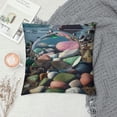 thumbnail image 2 of Orinice Rocks Pebbles Beach Theme Decorative Throw Pillow Cover for Home Couch Living Room Sofa - Printed on Both Sides - 1PC 20x20in, 2 of 5
