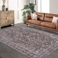 thumbnail image 6 of Area Rugs for Living Room Bedroom, Large Washable Rug, Vintage Floral Boho Non Slip Low Pile Carpet Indoor Dining Room Kids Room Brown 2 * 6 ft, 6 of 9