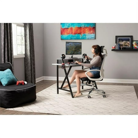 SD Gaming - Challenger Curved Table - Racing Silver