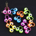 thumbnail image 7 of 72 Pieces Eyes Finger Puppet Eyeballs Ring Toy Googly Eyeball Ring for Kids Party Toy, 6 Colors, 7 of 7