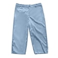 thumbnail image 4 of Aihuaihua Cropped Pants for Women Straight Leg Capris Summer Business Casual Work Pants Ankle Length Chino Trousers Blue XL, 4 of 4